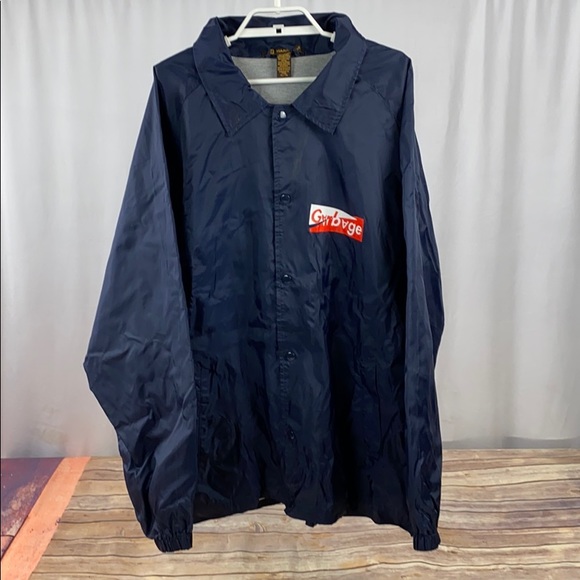 XL Garbage Band Jacket NWOT windbreaker - Picture 2 of 4